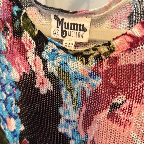 SHOW ME YOUR MUMU MELLOW FLORAL FESTIBELL BELLE SLEEVE SWEATER - Picture 6 of 9